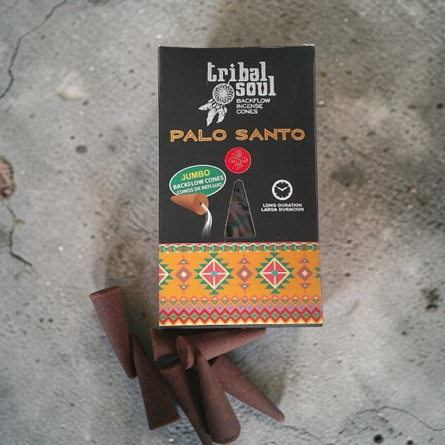 Tribal Soul Jumbo Palo Santo Backflow Incense Cones