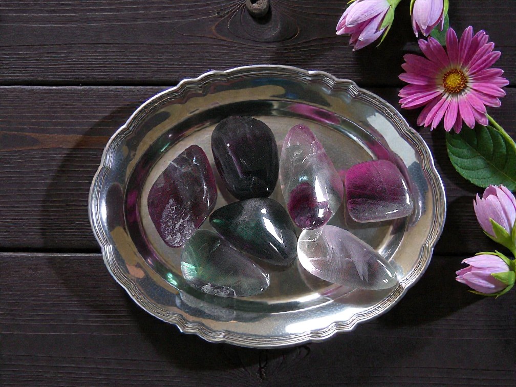 Medium Fluorite Rainbow Tumblestone 20-30mm