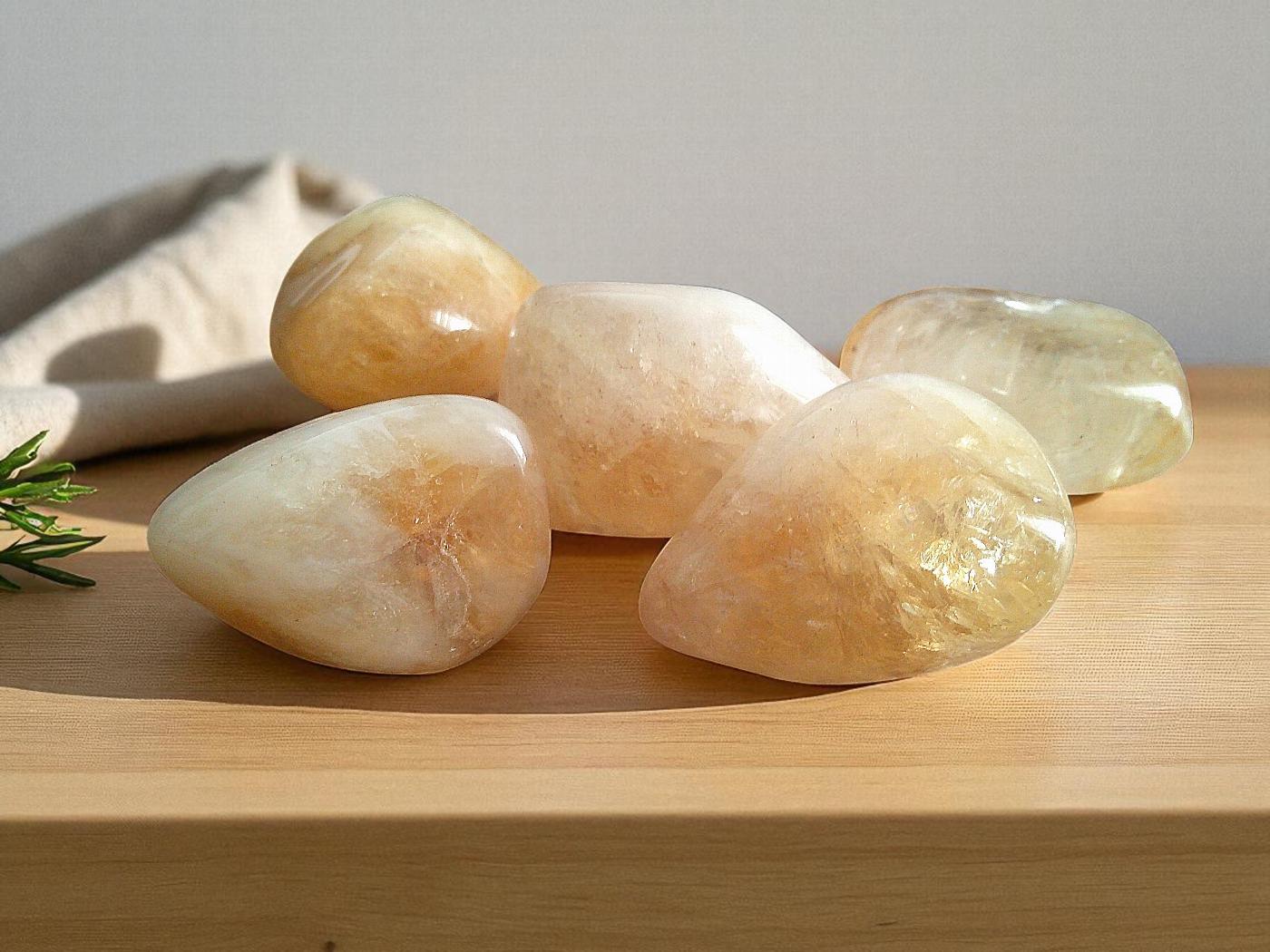 Large Citrine Tumblestone 30-50mm