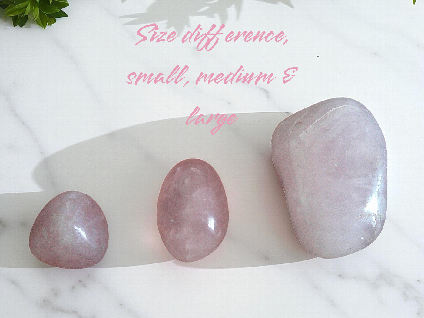 Small Rose Quartz Tumblestone 10-20mm - Image 2