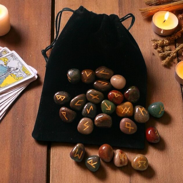 Rune Set Fancy Jasper