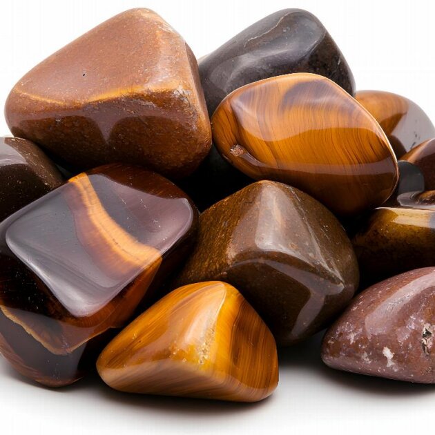 Small Tigers Eye Tumblestone 10-20mm