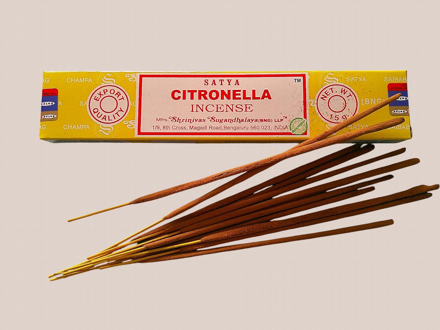 Satya Citronella Incense Sticks - Image 2