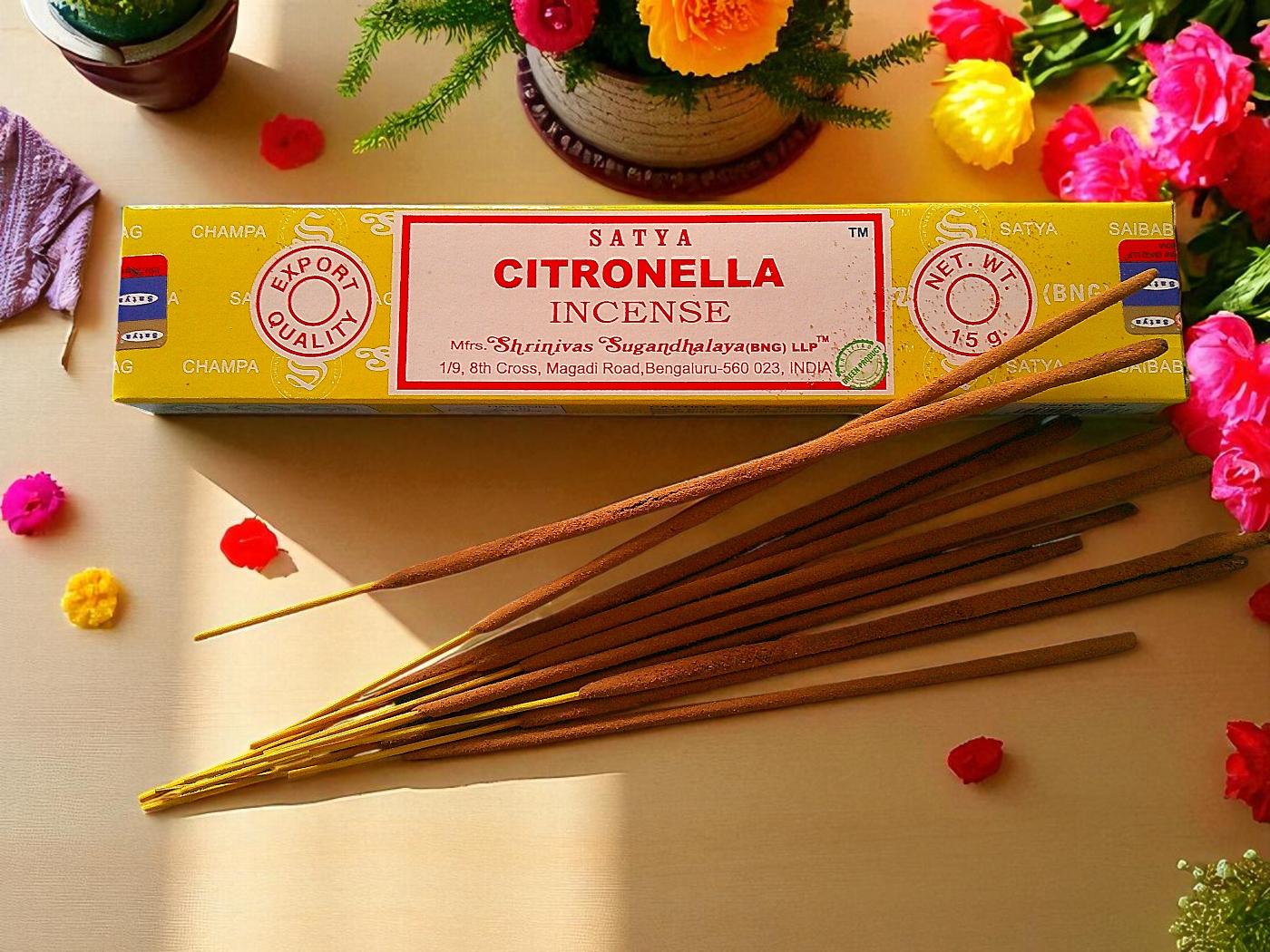 Satya Citronella Incense Sticks