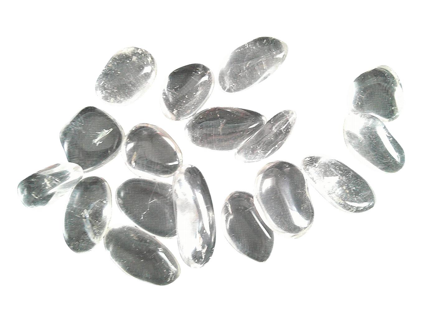 Small Clear Quartz Tumblestones 10-20mm - Image 2