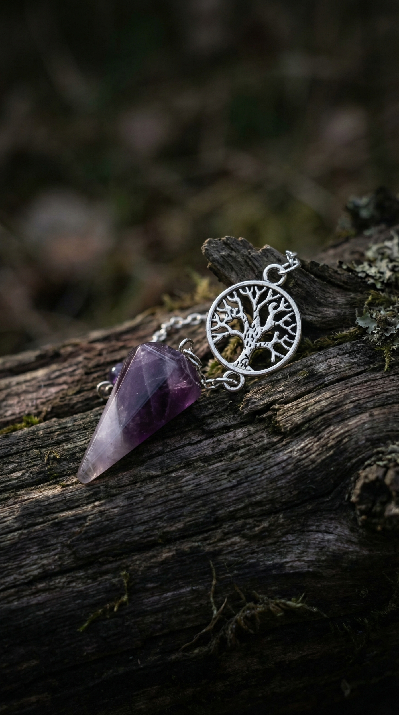 Amethyst Tree of Life Pendulum - Image 3