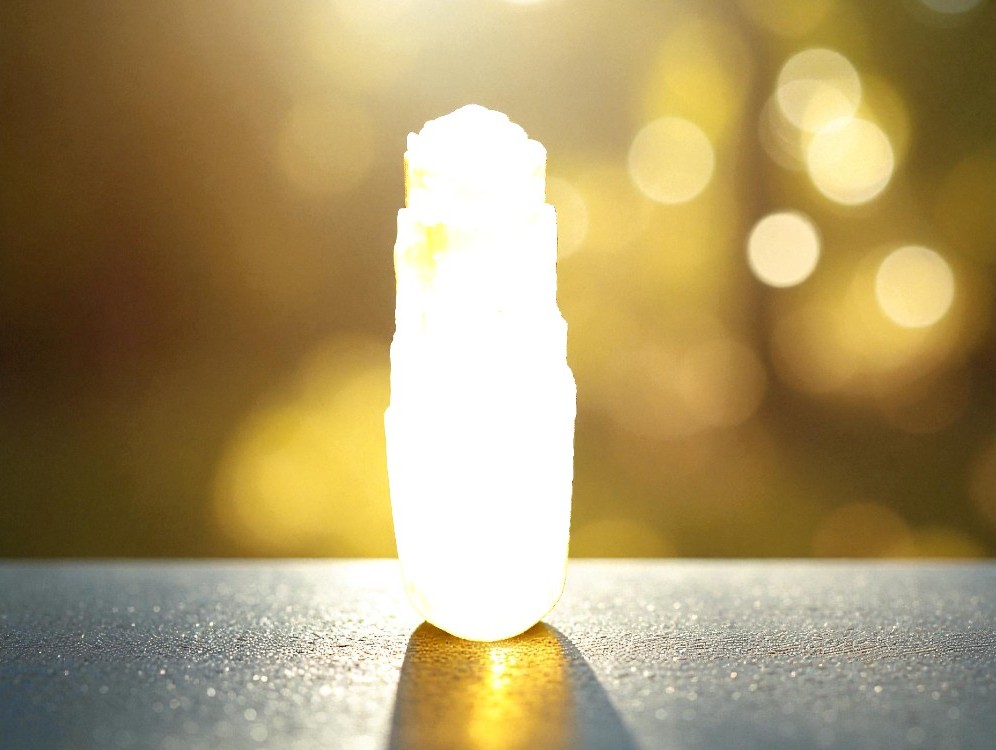 Natural Selenite Lamp 20cm - Image 2