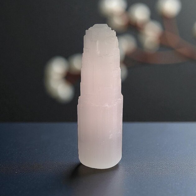 Natural Selenite Lamp 20cm