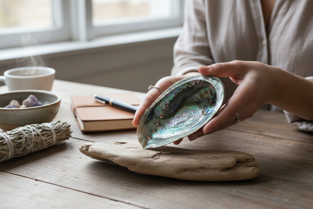 Natural Abalone Shell 10cm - Image 3