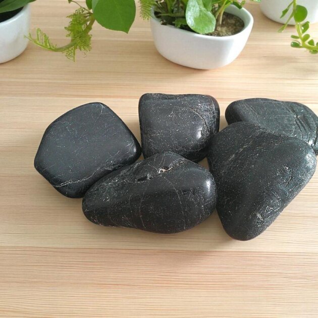 Large Black Tourmaline Tumblestone 30-50mm
