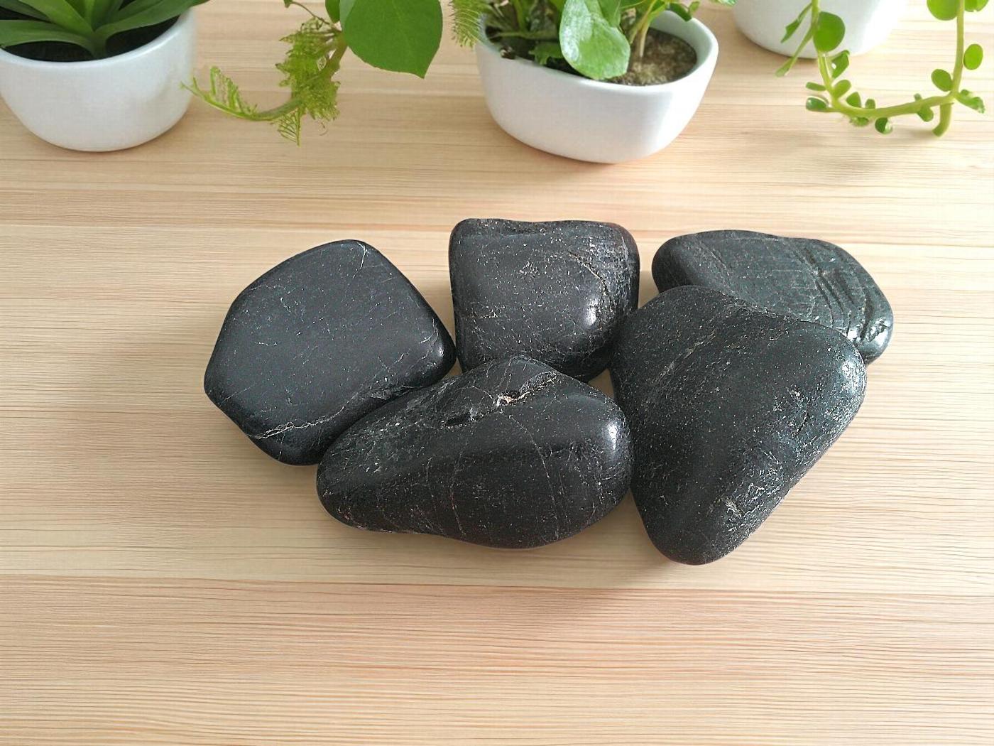 Large Black Tourmaline Tumblestone 30-50mm
