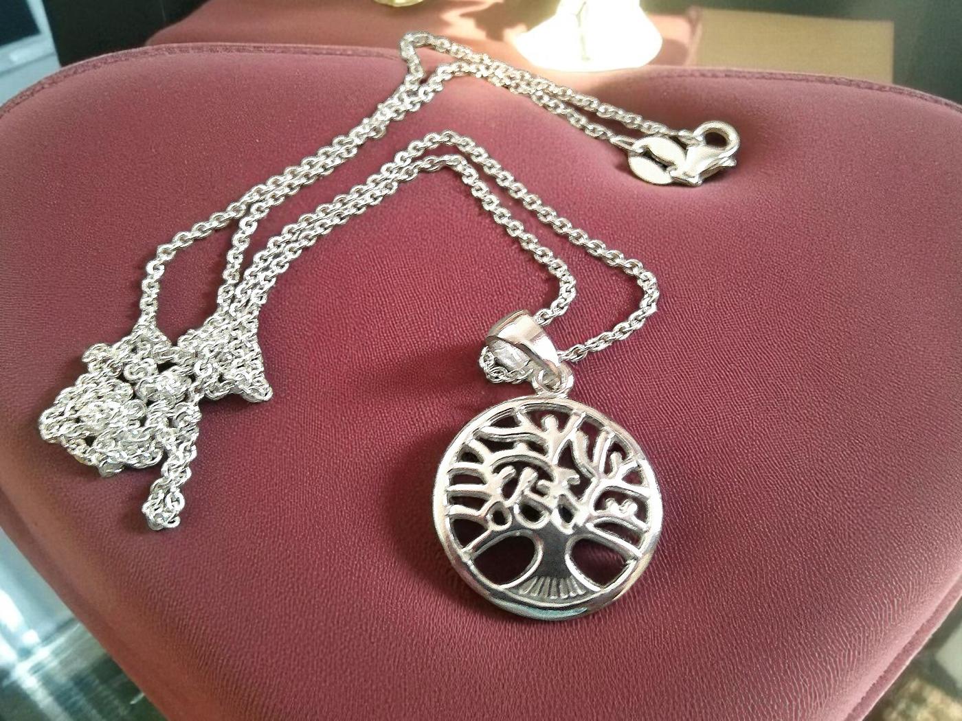 Sterling Silver Tree of Life Necklace - Image 2