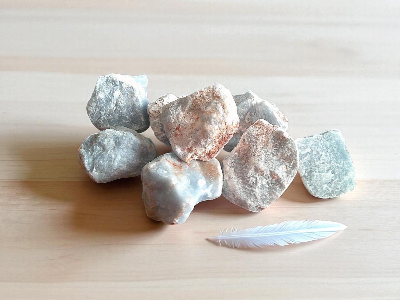 Medium Rough Angelite Crystal 30-40mm - Image 3