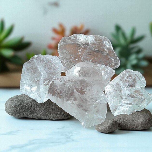 Large Rough Clear Quartz Crystal 40-60mm