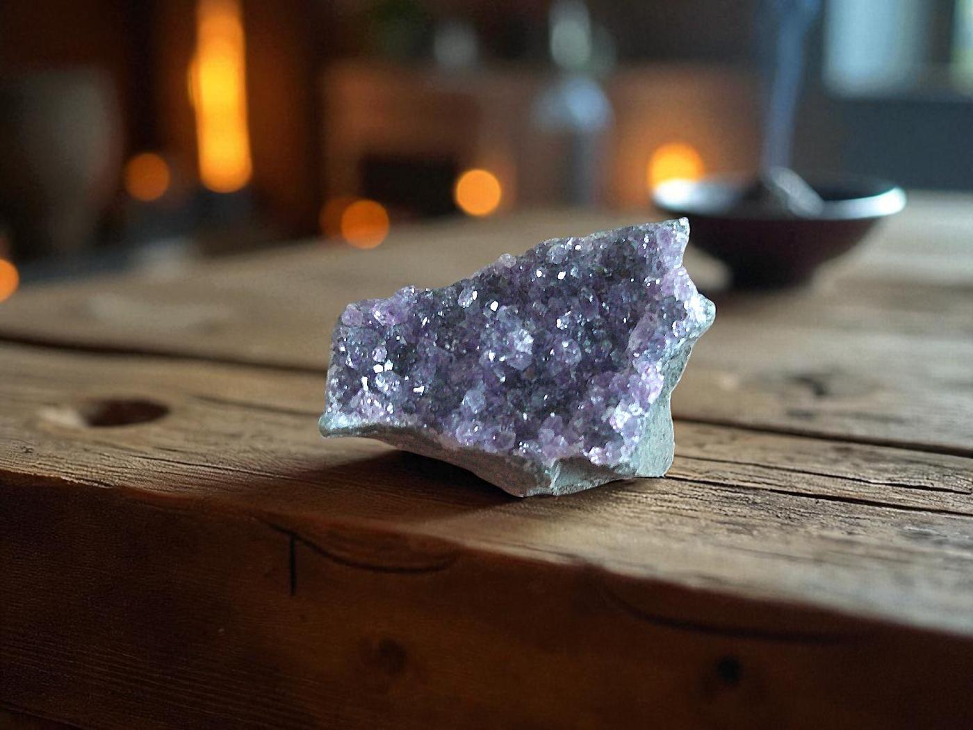 Medium Rough Amethyst Cluster 30-40mm - Image 2
