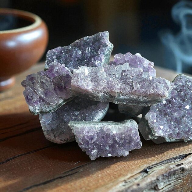 Medium Rough Amethyst Cluster 30-40mm