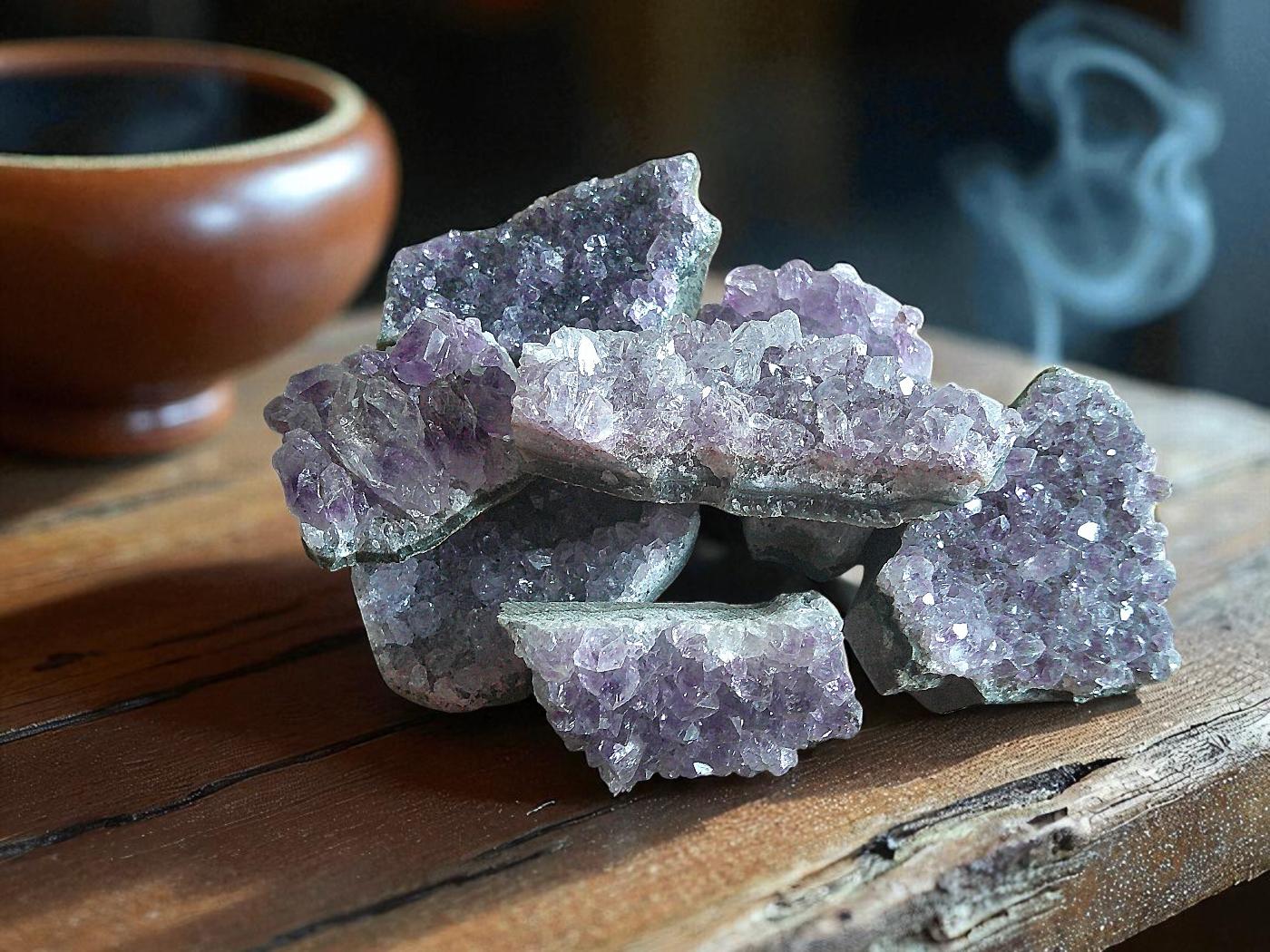 Medium Rough Amethyst Cluster 30-40mm