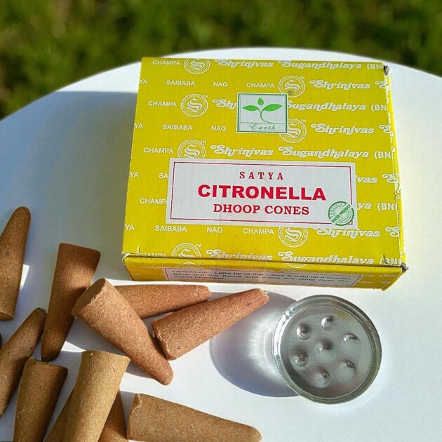 Satya Citronella Dhoop Incense Cones