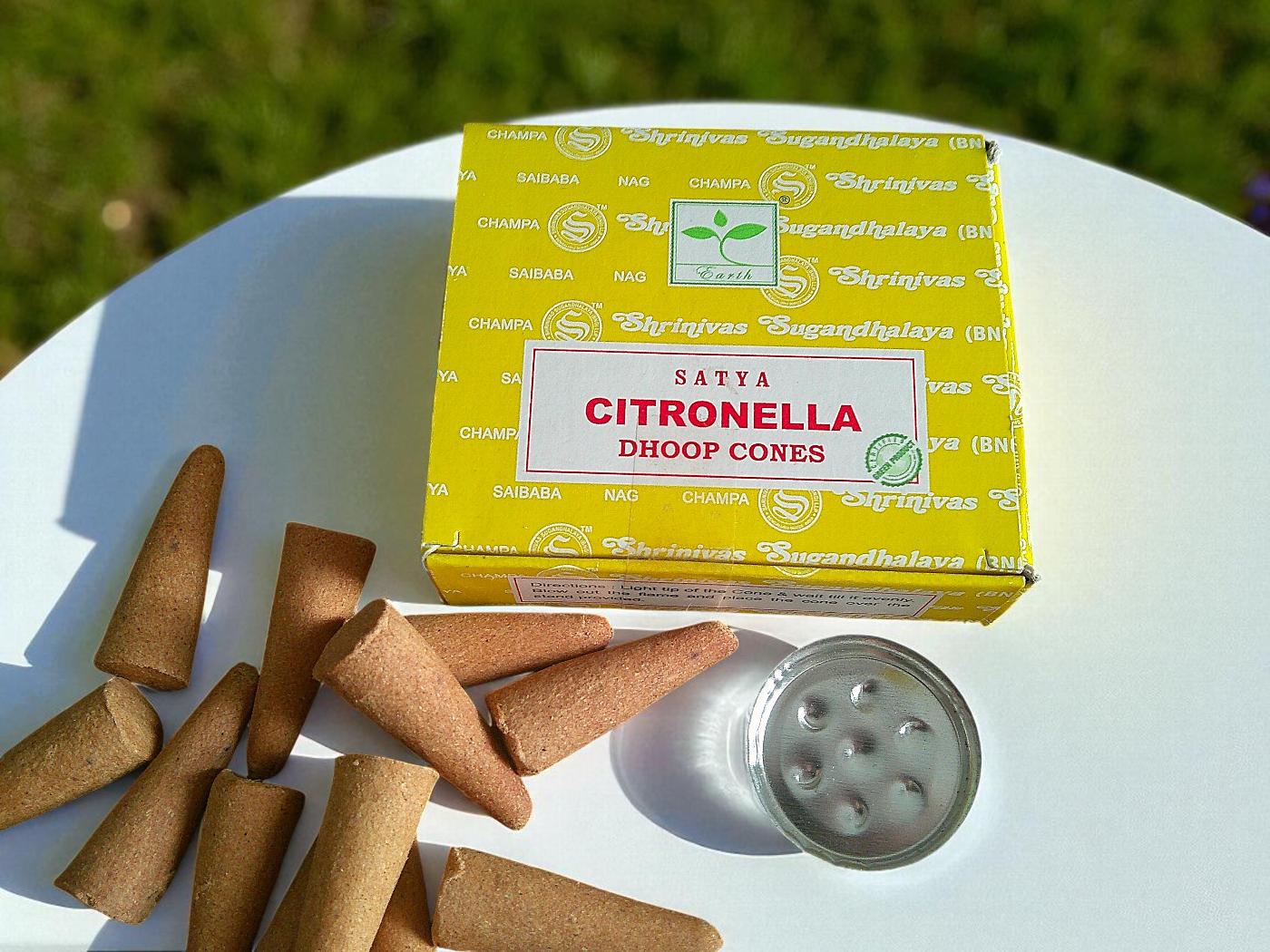 Satya Citronella Dhoop Incense Cones