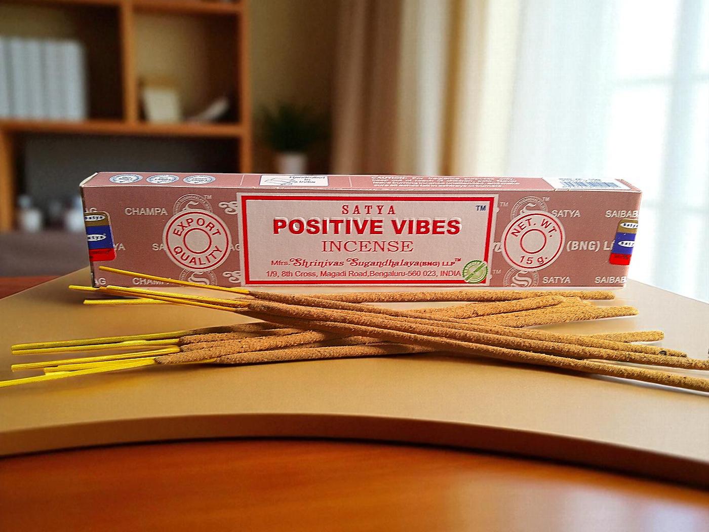 Satya Positive Vibe Incense Sticks - Image 2