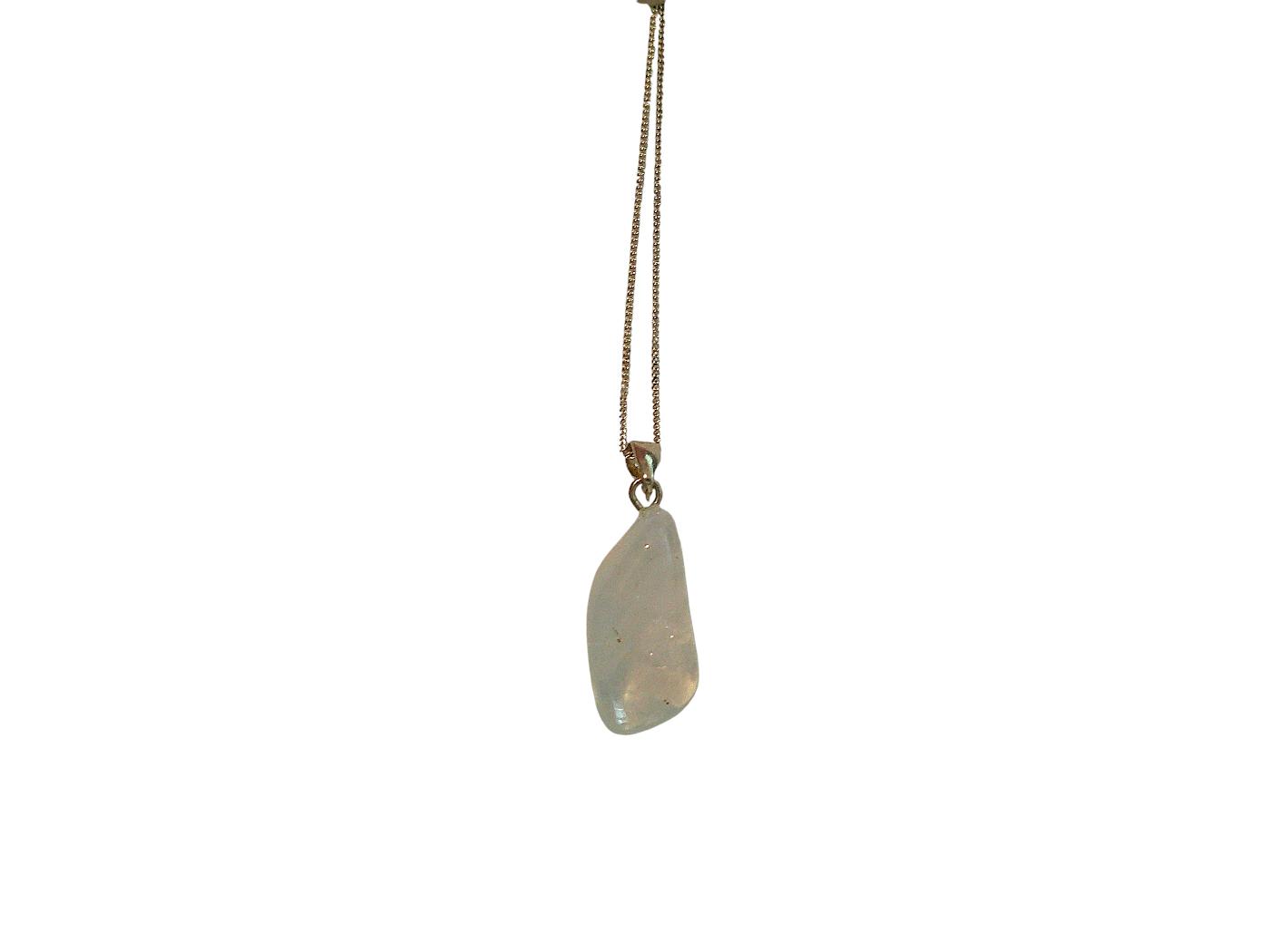 Clear Quartz Crystal Sterling Silver Necklace - Image 3