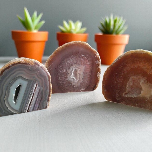 Druzy Geode Natural Agate 5-6cm