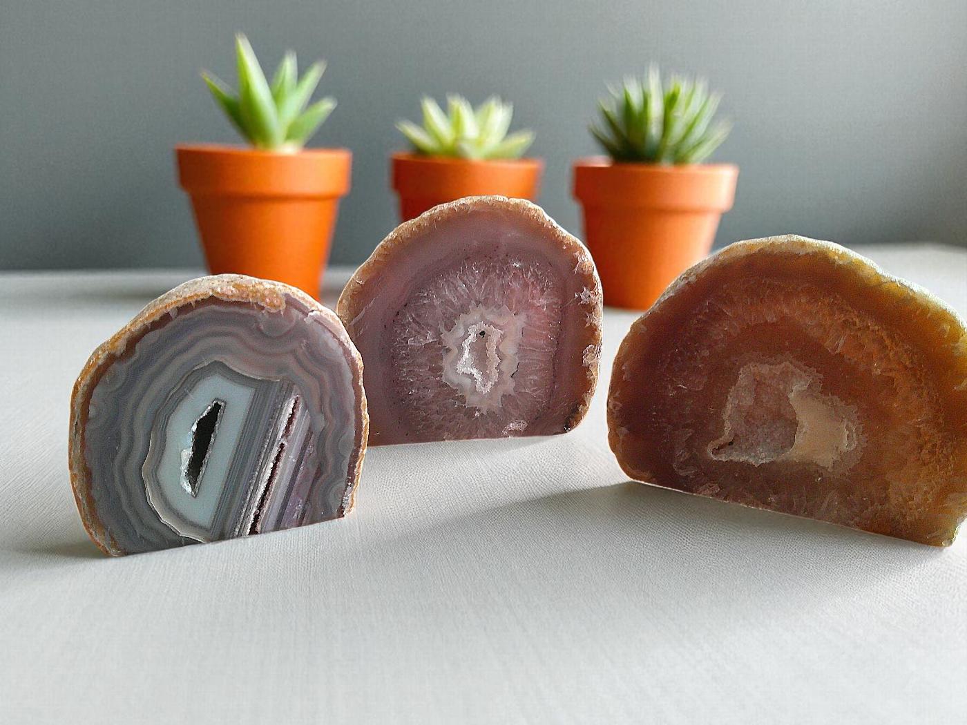 Druzy Geode Natural Agate 5-6cm
