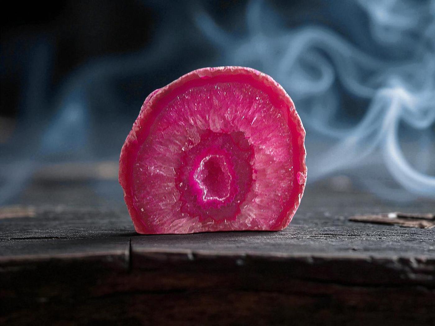 Druzy Goede Pink Agate 5-6 cm - Image 2