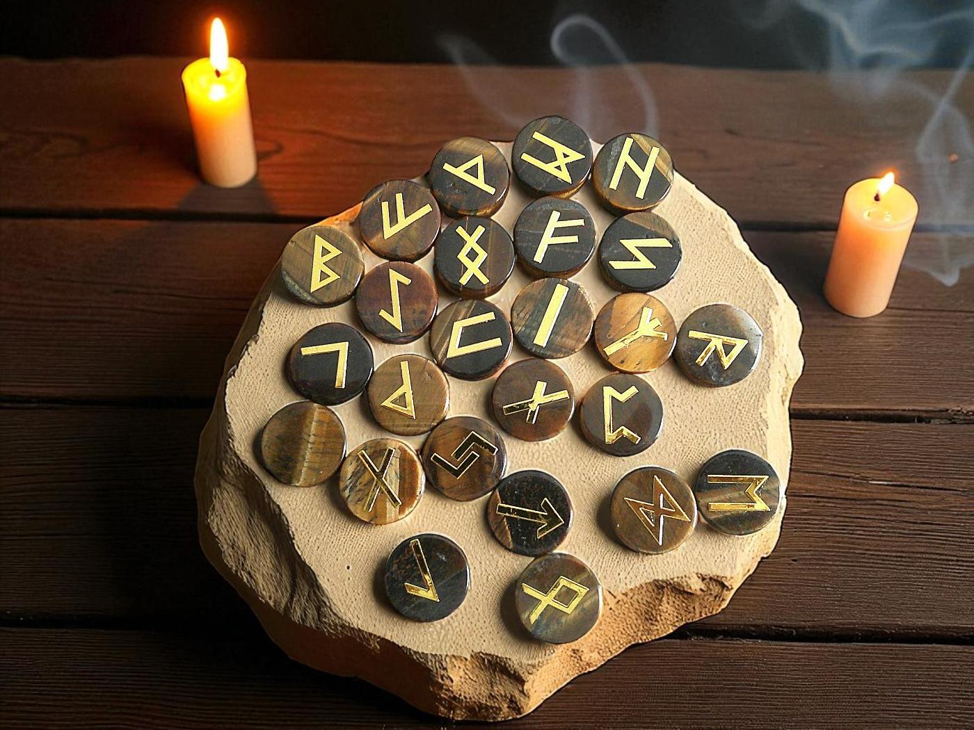 Rune Set Tigers Eye