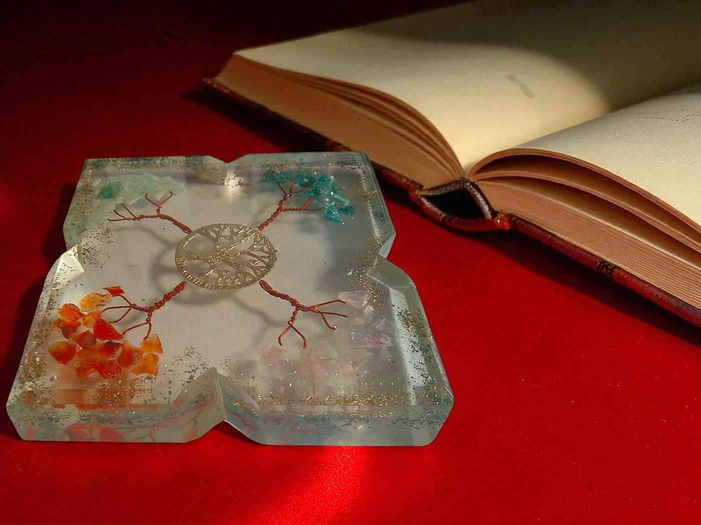 Orgonite Copper Tree Desk Power Packs