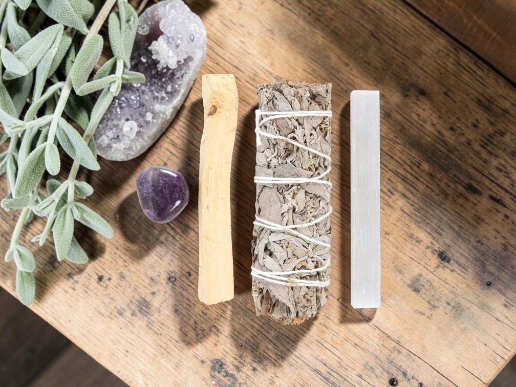 Energy cleansing Smudge Kit with Amethyst - Image 4