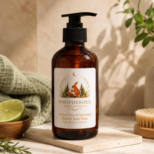 Juniper, Lime, Spearmint Hand & Body Wash 250ml