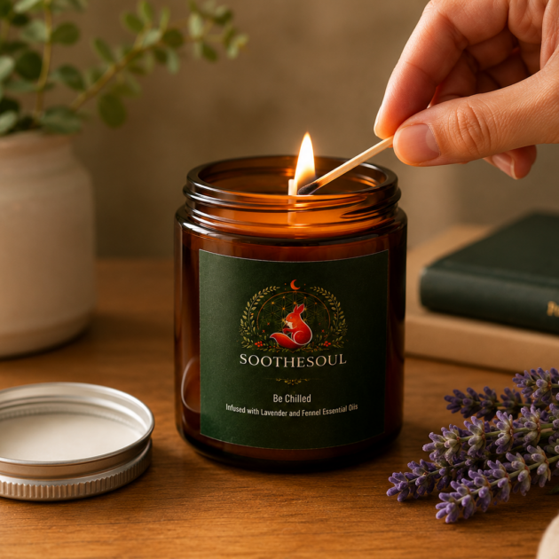 Aromatherapy Candle- Lavender and Fennel