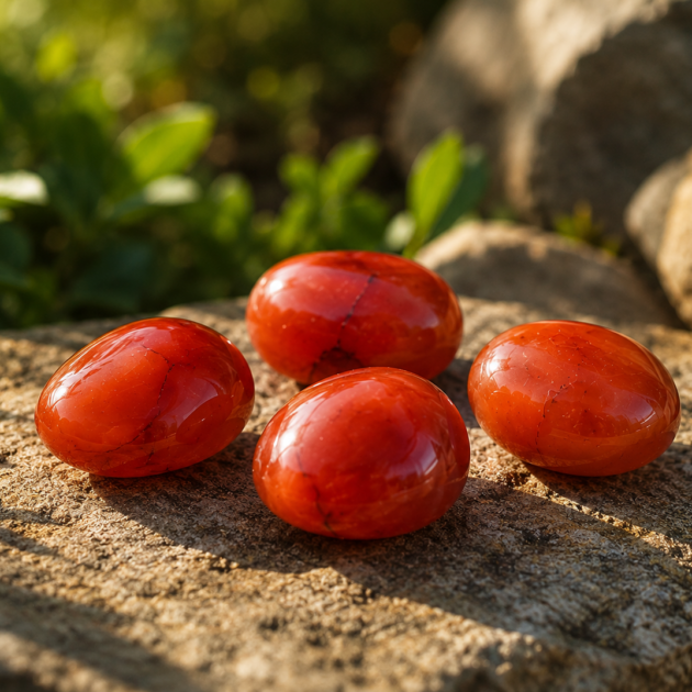 Small Carnelian Tumblestones 10-20 mm