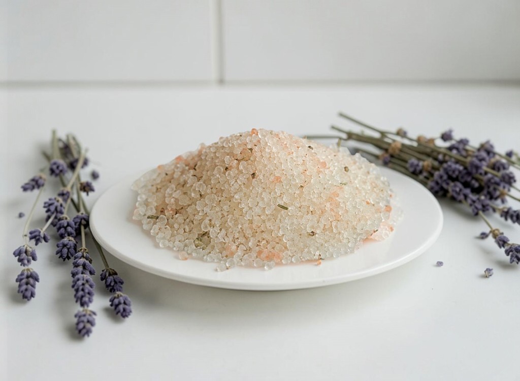 Lavender and Jojoba Himalayan Bath Salts 500gms. - Image 3