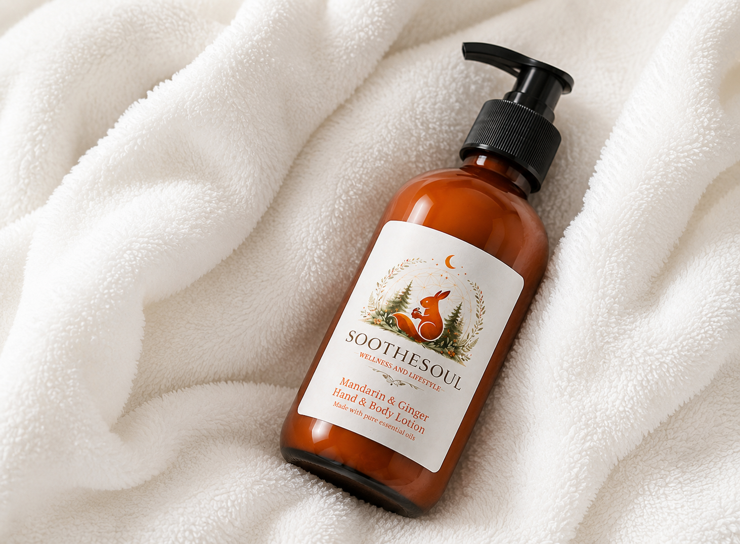 Mandarin, Ginger Hand & Body Lotion 250ml - Image 3
