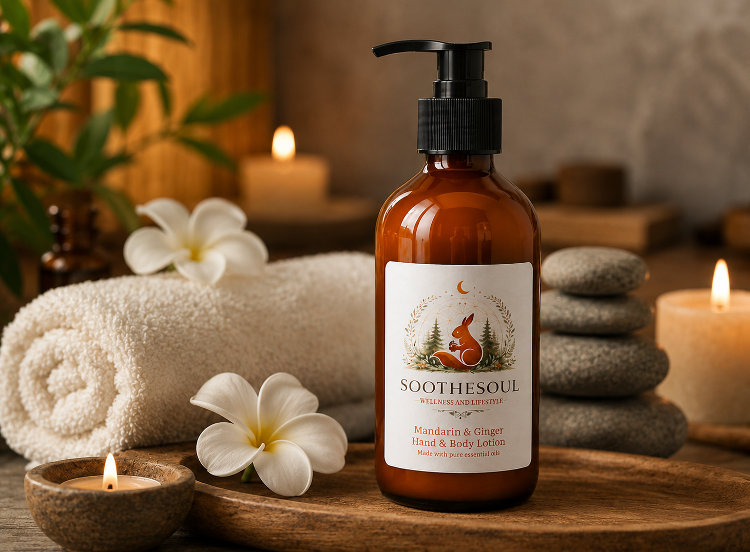 Mandarin, Ginger Hand & Body Lotion 250ml