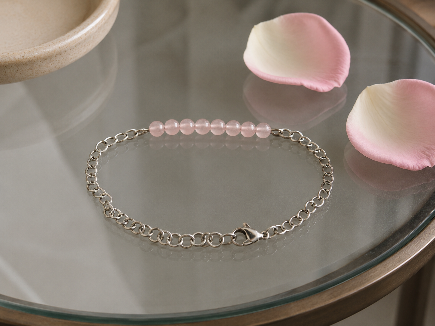 Rose Quartz Reiki-Charged Bracelet - Image 2