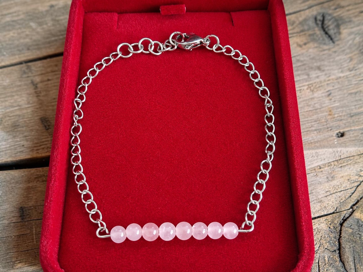 Rose Quartz Reiki-Charged Bracelet - Image 3