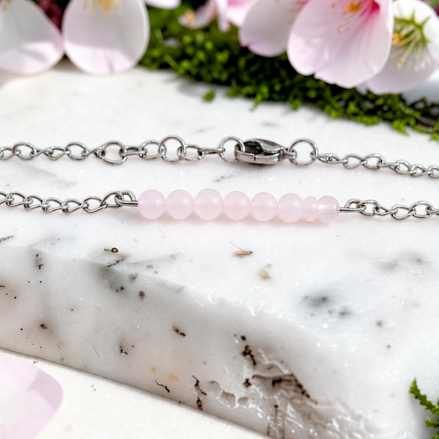 Rose Quartz Reiki-Charged Bracelet